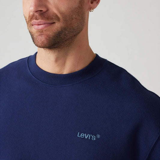 LEVI'S® MEN'S AUTHENTIC CREWNECK SWEATSHIRT - BLUE