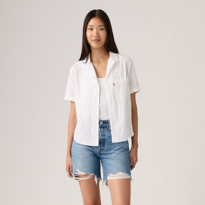 LEVI'S® WOMEN'S BENNIE CAMP SHIRT - MULTI COLOUR