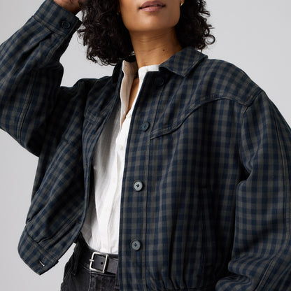 LEVI'S® WOMEN'S DANI WESTERN HARRINGTON JACKET - BLUE