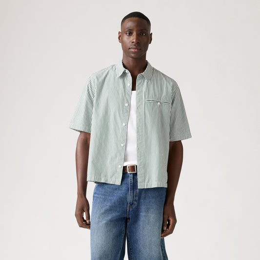 LEVI'S® MEN'S SHORT-SLEEVE ZANDT CROPPED SHIRT - MULTI COLOUR