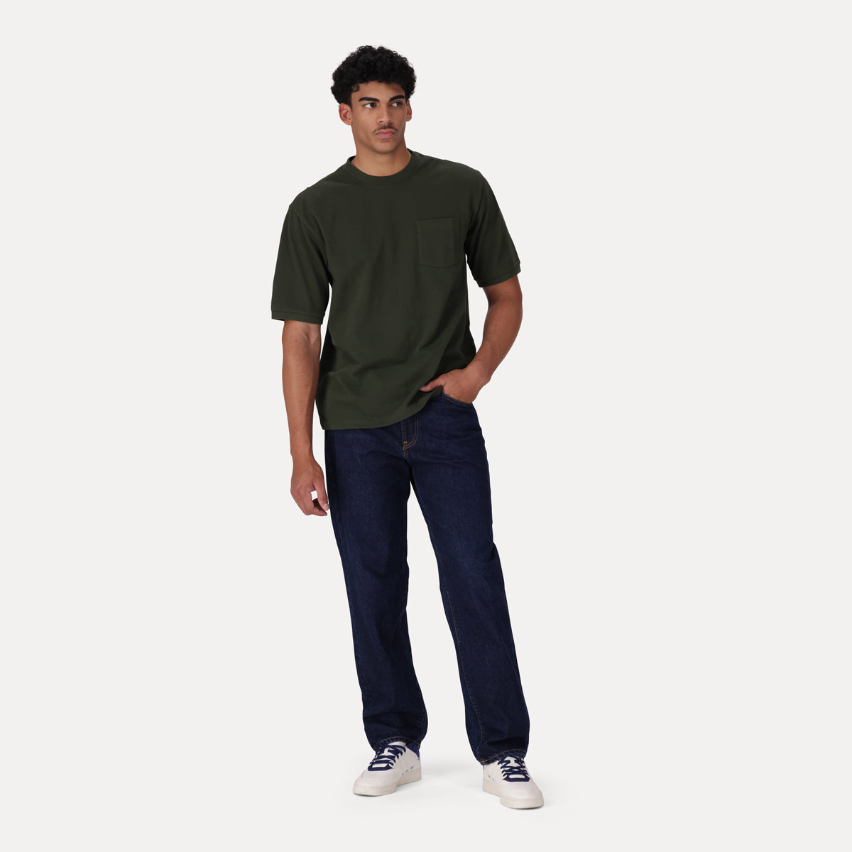 LEVI'S® MEN'S 555™ RELAXED STRAIGHT JEANS - DARK INDIGO - FLAT FINISH
