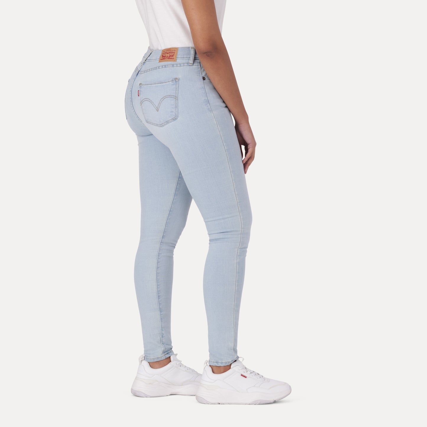 LEVI'S® CURVY SKINNY - LIGHT INDIGO - FLAT FINISH