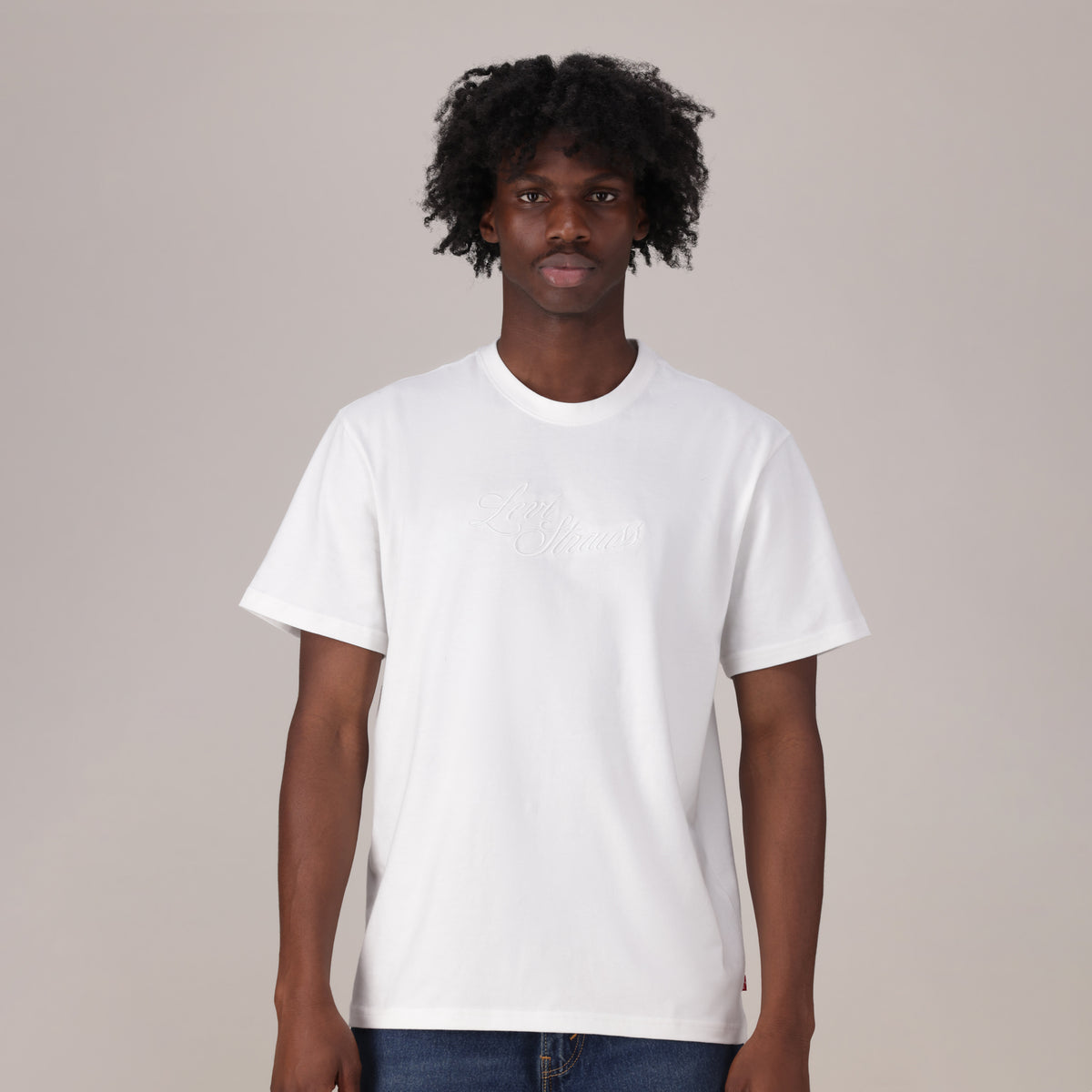 LEVI'S® MEN'S RELAXED FIT SHORT-SLEEVE GRAPHIC T-SHIRT - TAN
