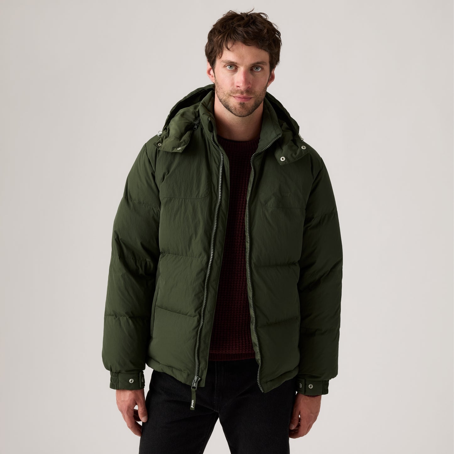 LEVI'S® MEN'S ROCKRIDGE SHORT PUFFER JACKET - GREEN