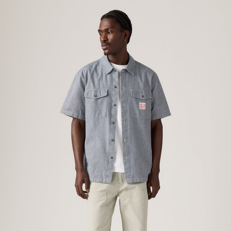 LEVI'S® MEN'S SHORT-SLEEVE WORKER SHIRT - MULTI COLOUR