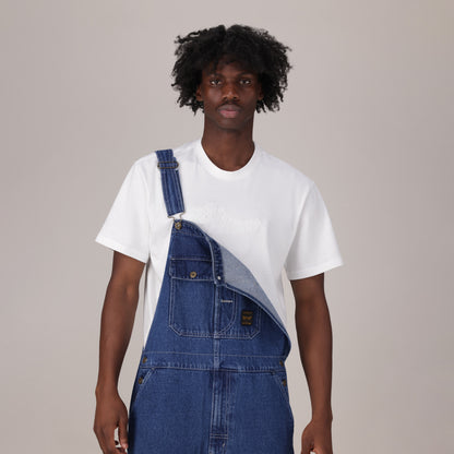 LEVI'S® MEN'S LOOSE OVERALLS - MED INDIGO - WORN IN
