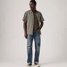 LEVI'S® MEN'S 501® ORIGINAL SELVEDGE JEANS - DARK INDIGO - WORN IN