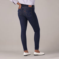 LEVI'S® WOMEN'S CURVY SUPER SKINNY  - DARK INDIGO - WORN IN