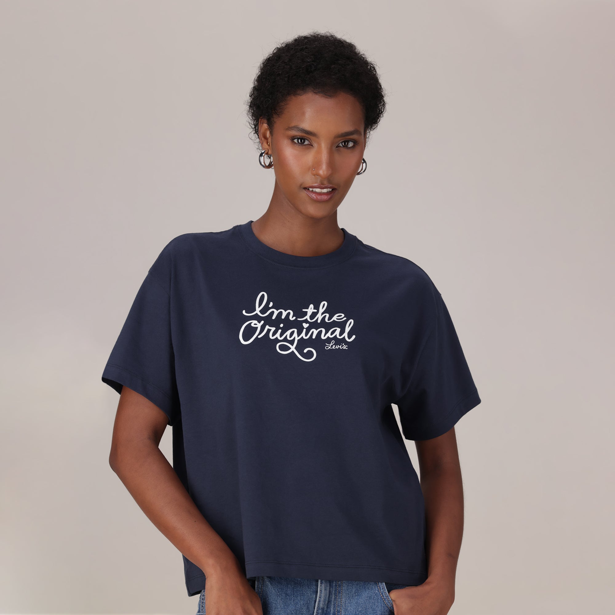 LEVI'S® WOMEN'S GRAPHIC ANYDAY TEE - BLUE