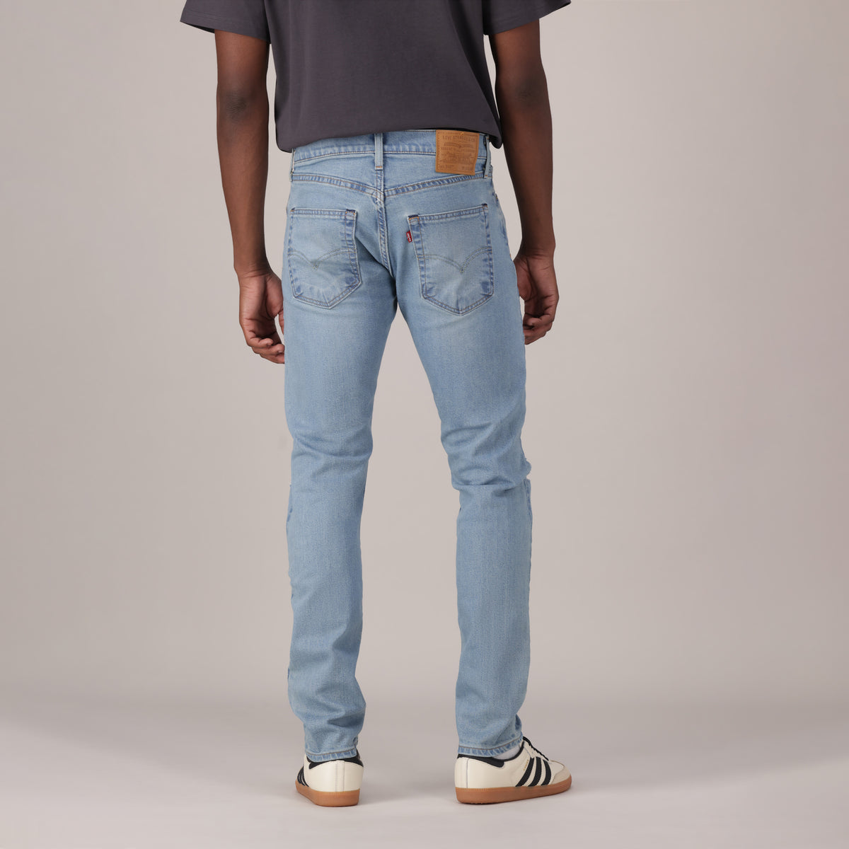 LEVI'S® MEN'S 512™ SLIM TAPER JEANS - LIGHT INDIGO - WORN IN