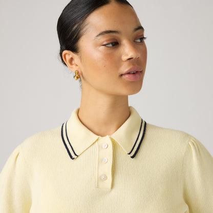 LEVI'S® WOMEN'S SUPERSOFT SUMMER SHORT-SLEEVE POLO - YELLOW