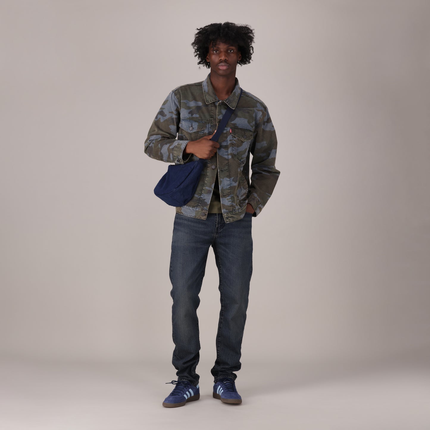 LEVI'S® MEN'S 502™ TAPER JEANS - DARK INDIGO - WORN IN
