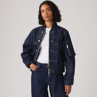 LEVI’S® X SACAI WOMEN'S BLOUSON JACKET - RIGID BLUE