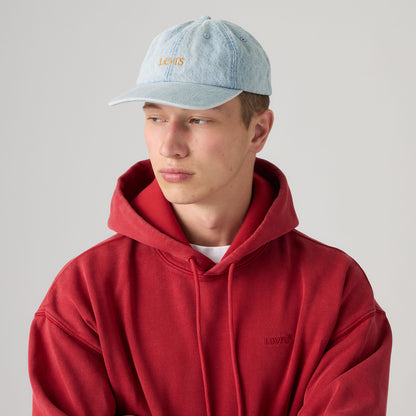 LEVI'S® MEN'S CLUB LOGO CAP - LIGHT INDIGO - WORN IN