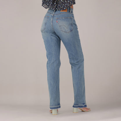 LEVI'S® WOMEN'S 501® CURVE JEANS - MED INDIGO - WORN IN