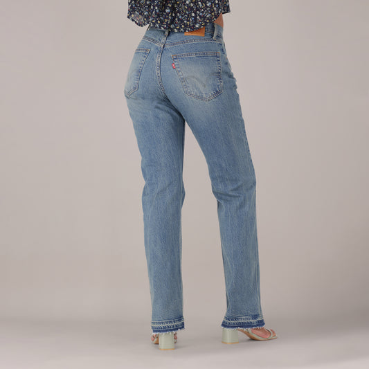 LEVI'S® WOMEN'S 501® CURVE JEANS - MED INDIGO - WORN IN