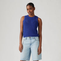 LEVI'S® WOMEN'S SUNRISE CROCHET TANK - BLUE