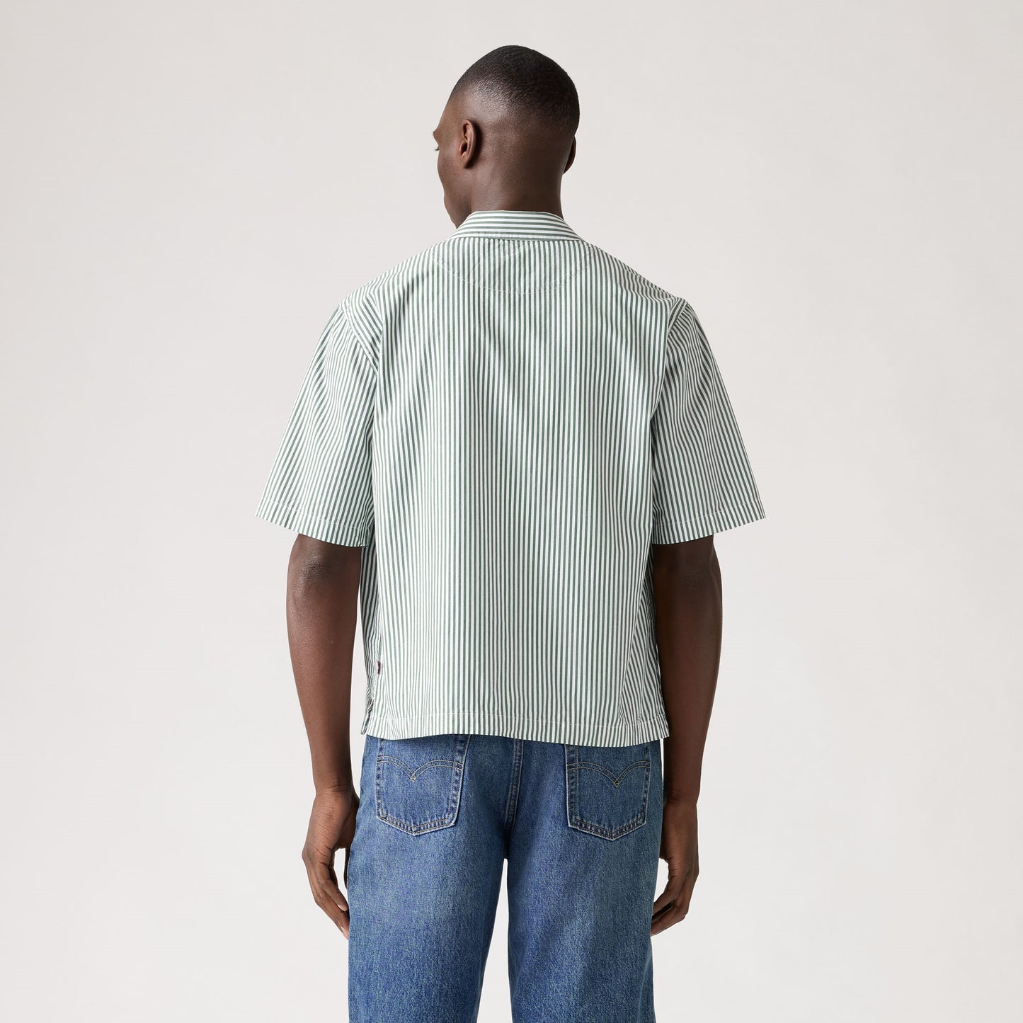 LEVI'S® MEN'S SHORT-SLEEVE ZANDT CROPPED SHIRT - MULTI COLOUR