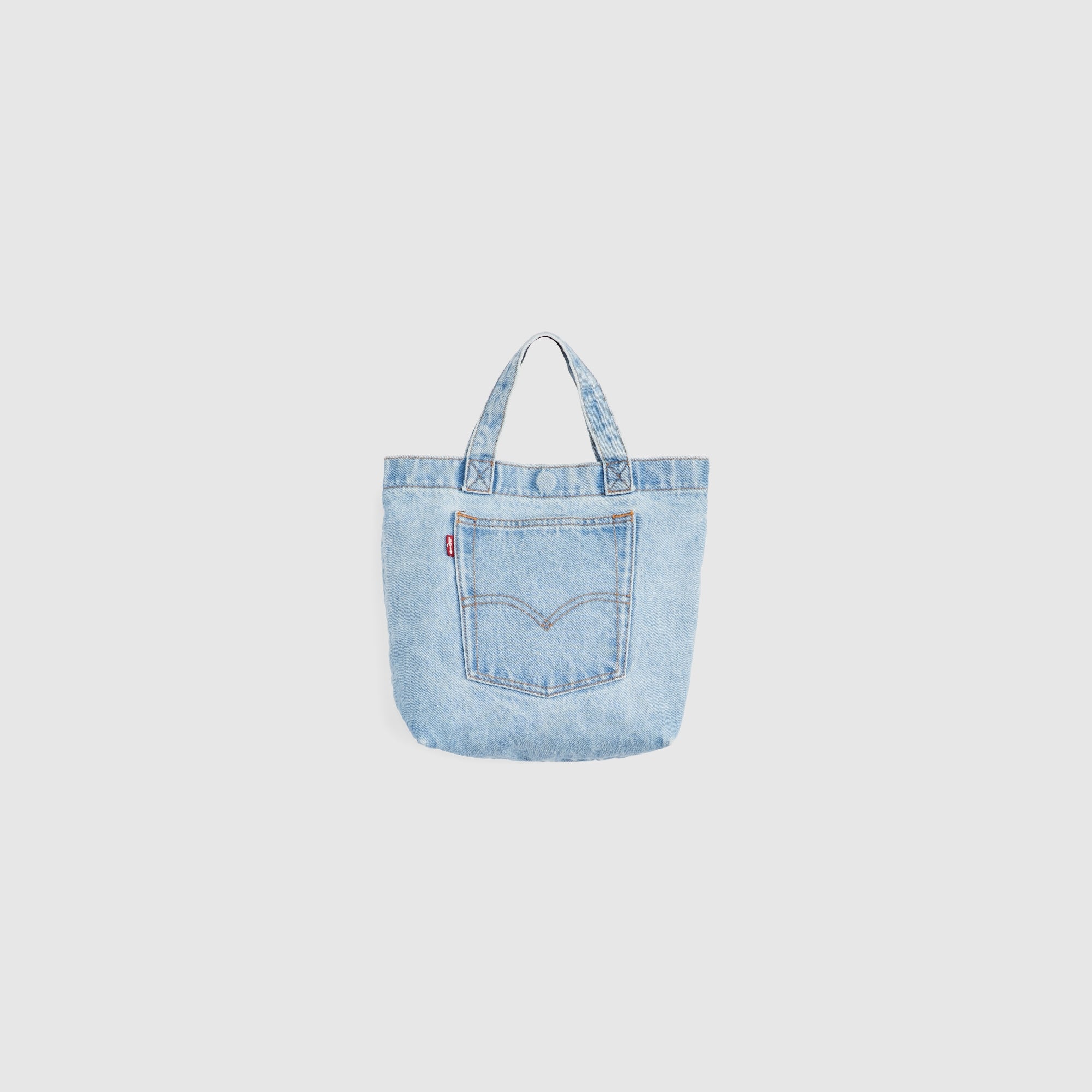LEVI'S® WOMEN'S MINI TOTE - LIGHT INDIGO - FLAT FINISH