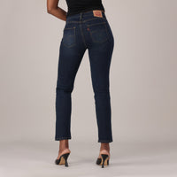 Levi's® Women's Curvy Straight - Dark Indigo - Worn In