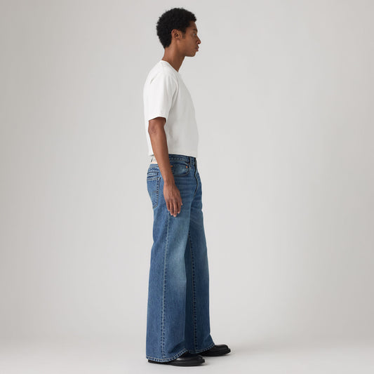 LEVI’S® X SACAI BELTED FLARE PANTS - VINTAGE BLUE