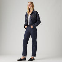 LEVI'S® WOMEN'S 501® ORIGINAL SELVEDGE JEANS - DARK INDIGO FLAT FINISH