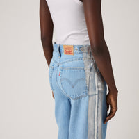 LEVI'S® WOMEN'S CINCH BAGGY JEANS - MED INDIGO - WORN IN