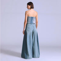 LEVI'S® BLUE TAB™ WOMEN'S MAX LOOSE JEANS - MED INDIGO - FLAT FINISH