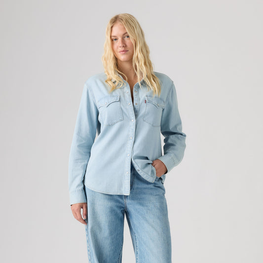 LEVI'S® WOMEN'S EVANS RELAXED WESTERN SHIRT - MULTI-COLOR