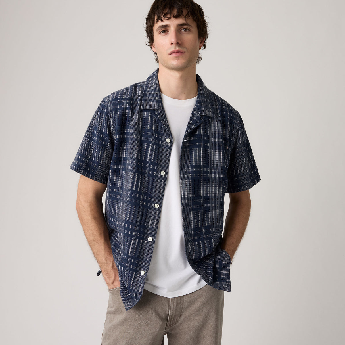 LEVI'S® MEN'S SUNSET CAMP STANDARD FIT SHIRT - MULTI-COLOR