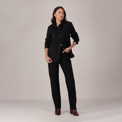 LEVI'S® WOMEN'S 501® ORIGINAL JEANS - MED INDIGO - WORN IN