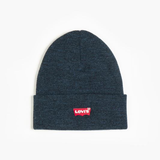 LEVI'S® MEN'S EMBROIDERED LOGO BEANIE - BLUE