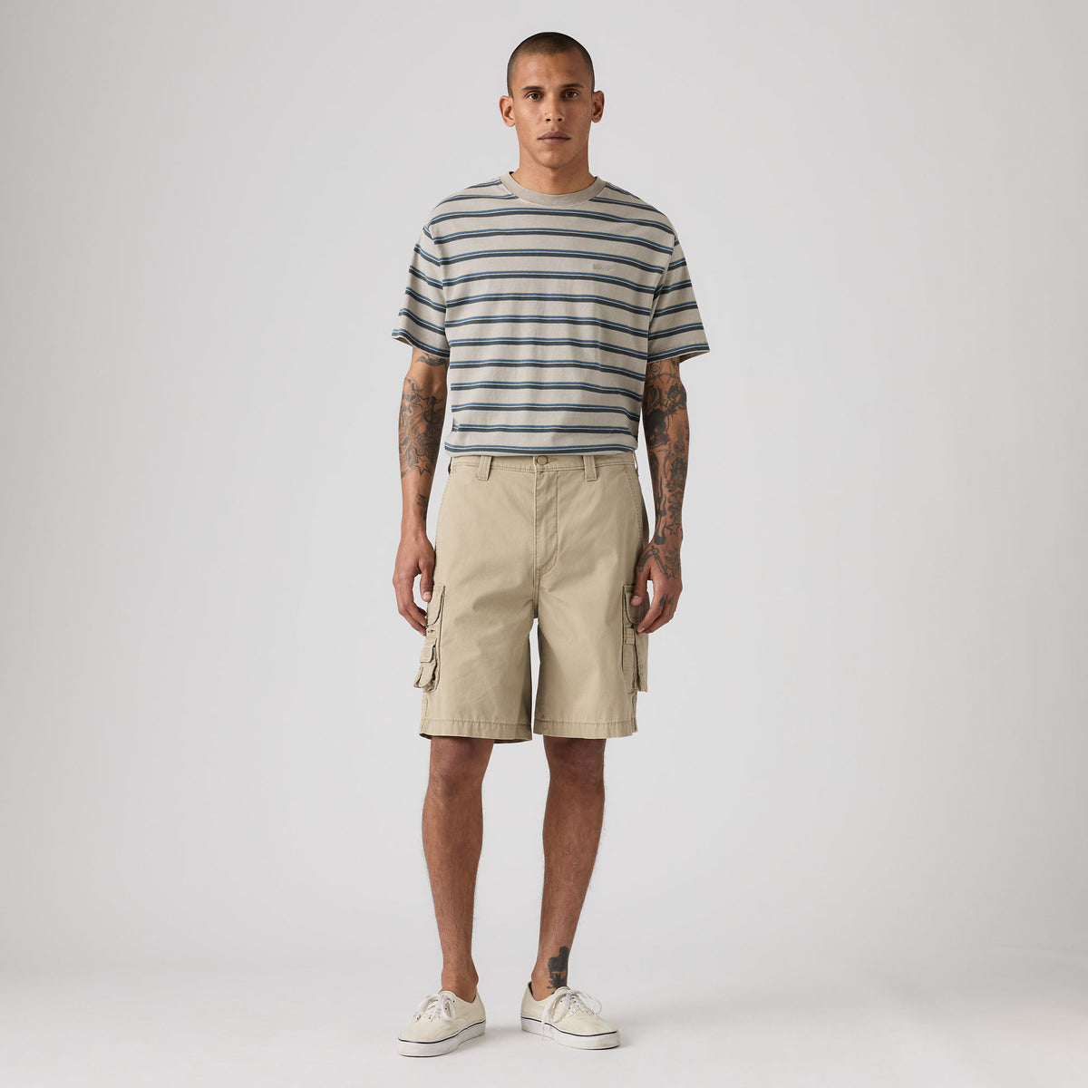LEVI'S® MEN'S FISHING CARGO SHORTS - TAN