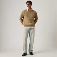 LEVI'S® MEN'S 502™ TAPER JEANS - MED INDIGO - WORN IN