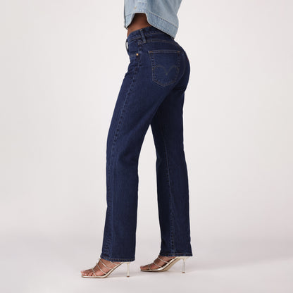 LEVI'S® WOMEN'S 501® CURVE JEANS - MED INDIGO - WORN IN