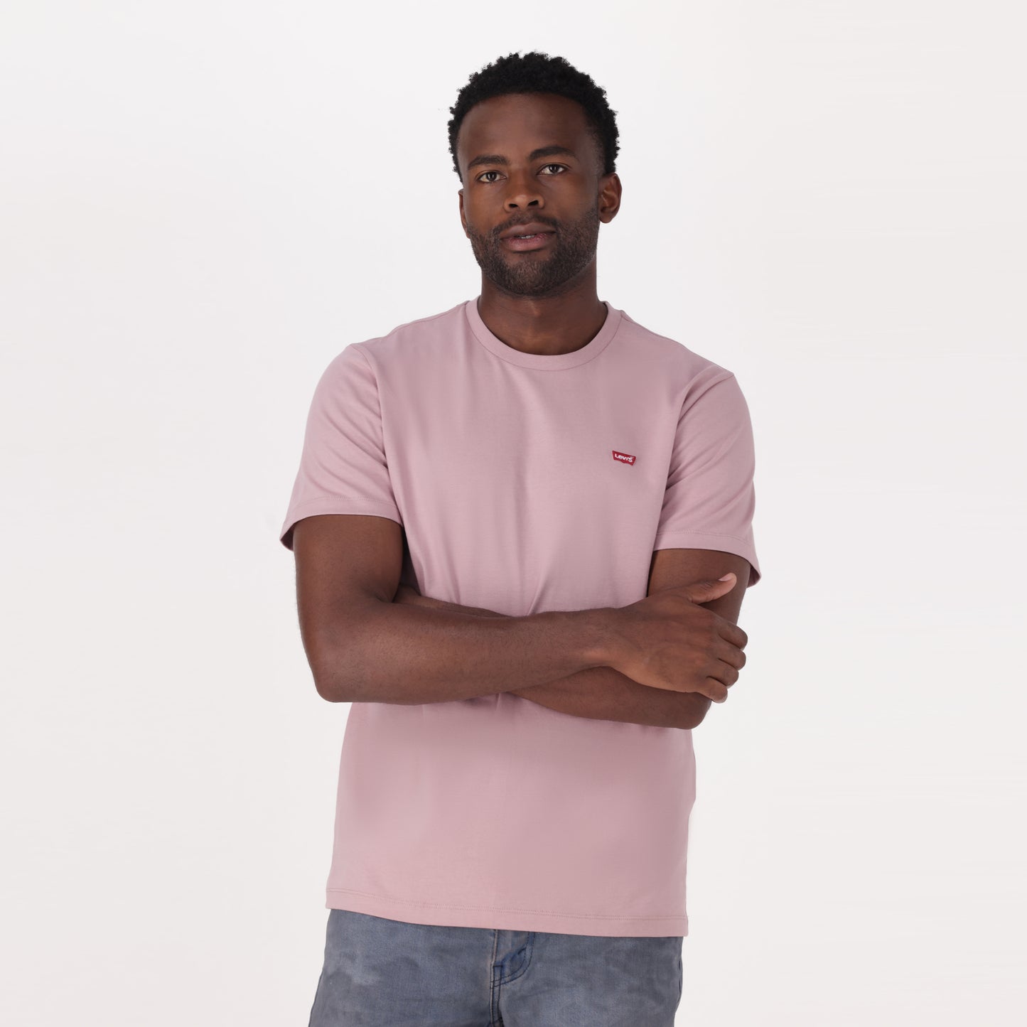 LEVI'S® MEN'S SHORT-SLEEVE CLASSIC HOUSEMARK T-SHIRT - PINK
