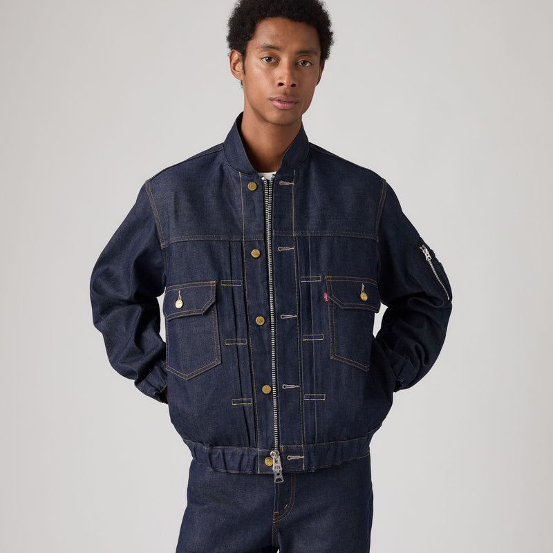 LEVI’S® X SACAI MEN'S BLOUSON JACKET - RIGID BLUE