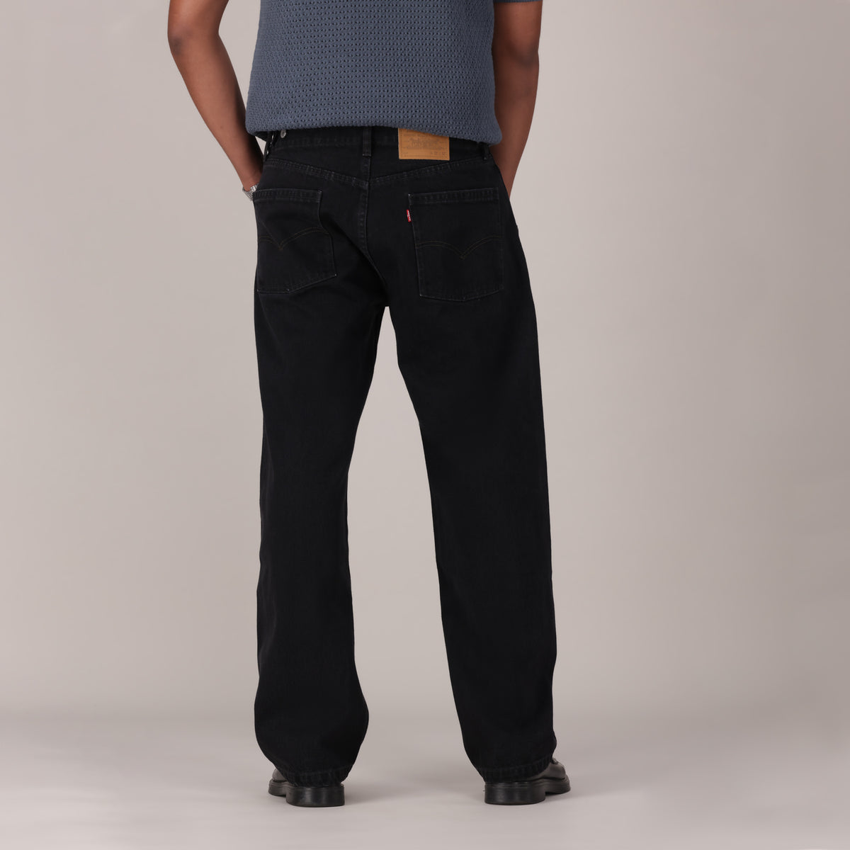 LEVI'S® MEN'S BAGGY BARREL JEANS - BLACK