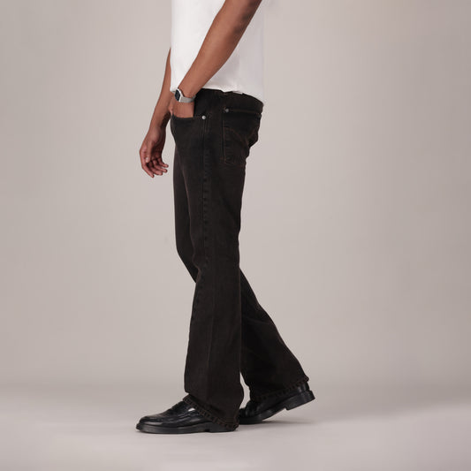 LEVI'S® MEN'S TWISTED SLIM KICK FLARE JEANS - BLACK