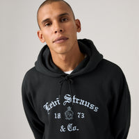 LEVI'S® MEN'S BOXY GRAPHIC CREW HOODIE - RED