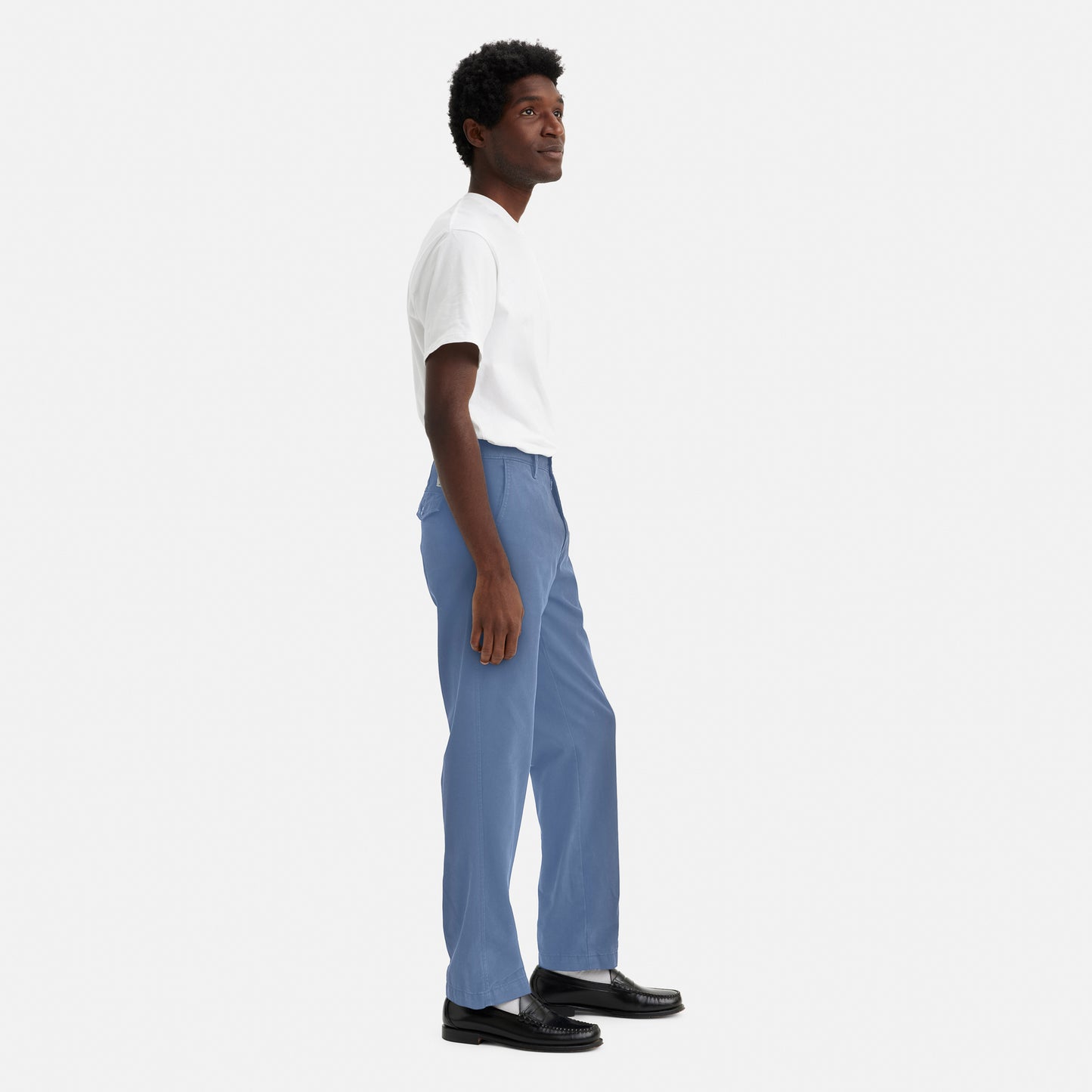 LEVI'S® MEN'S XX CHINO AUTHENTIC STRAIGHT PANTS - MED INDIGO - FLAT FINISH
