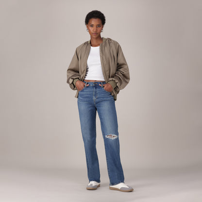 LEVI'S® WOMEN'S EASY DAD JEANS - MED INDIGO - WORN IN