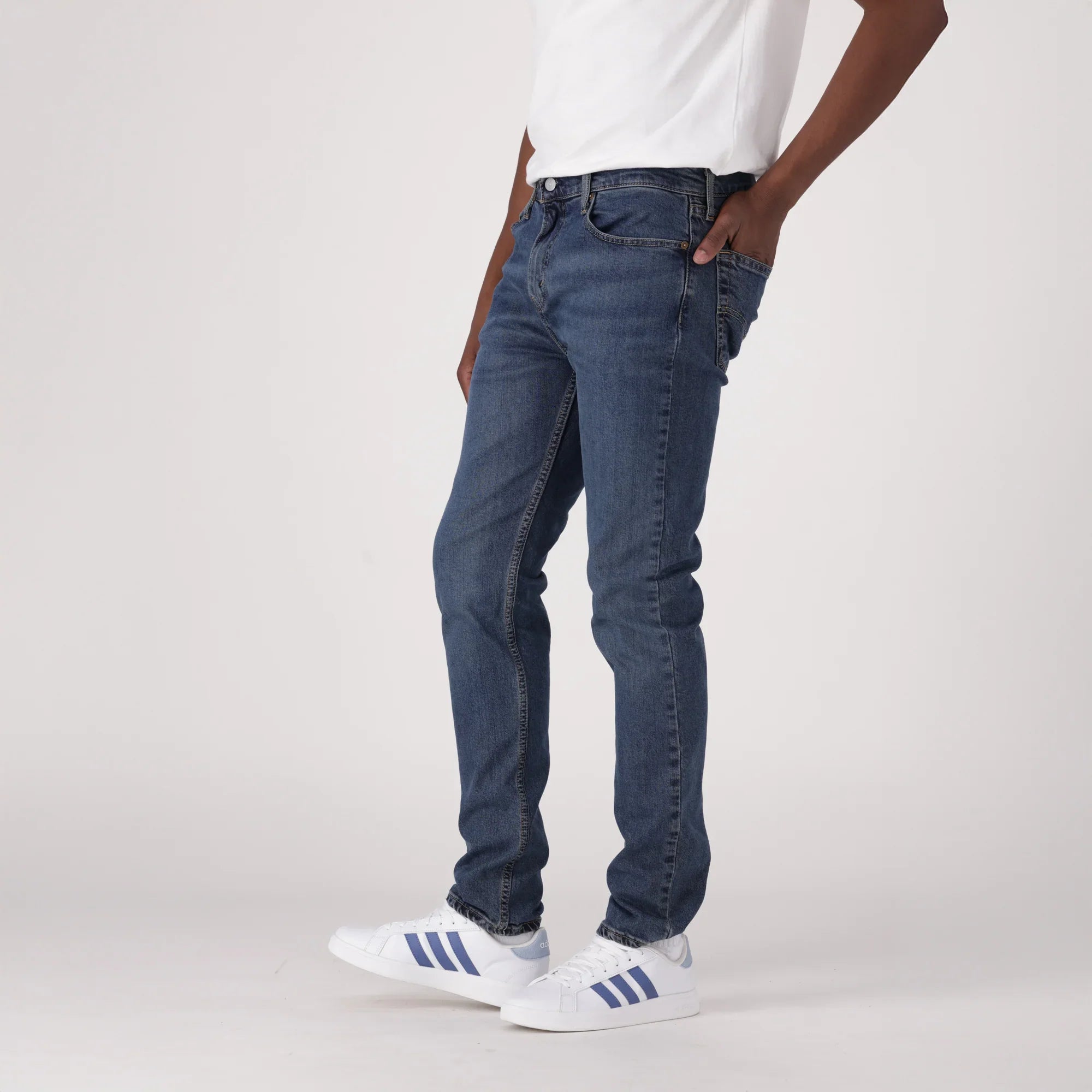LEVI'S® MEN'S 512™ SLIM TAPER JEANS - DARK INDIGO - WORN IN