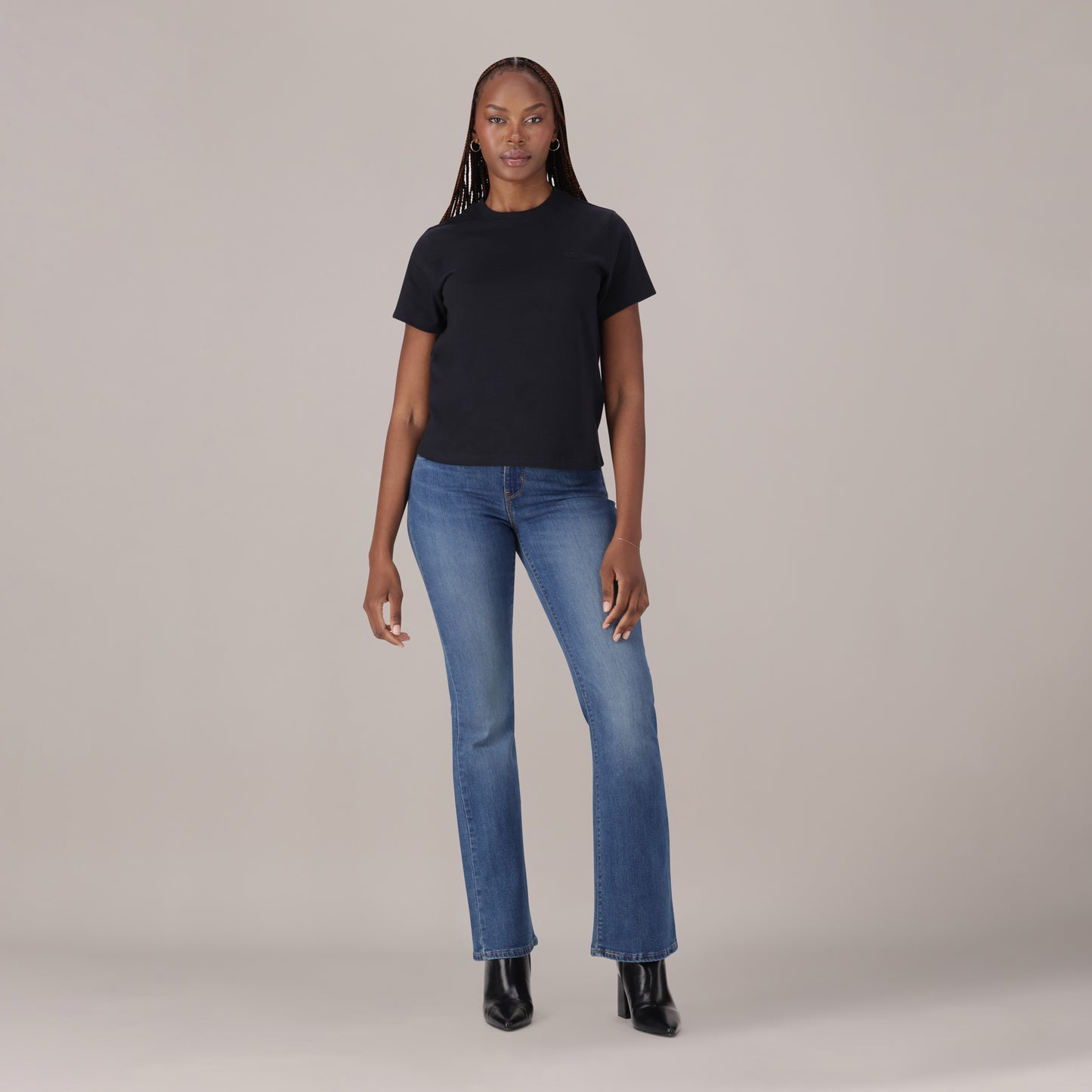 LEVI'S® WOMEN'S FAVORITE COTTON TEE - BLACK