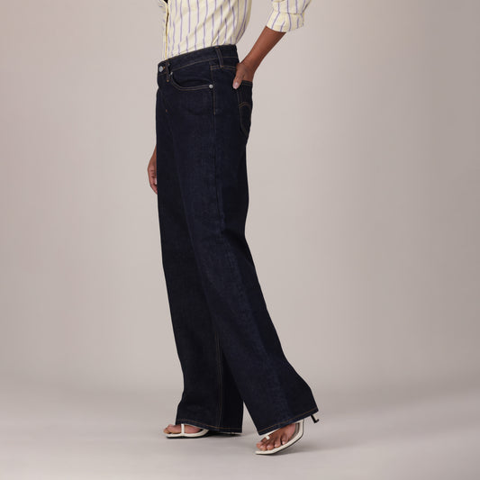 LEVI'S® WOMEN'S LOW LOOSE JEANS - DARK INDIGO - FLAT FINISH