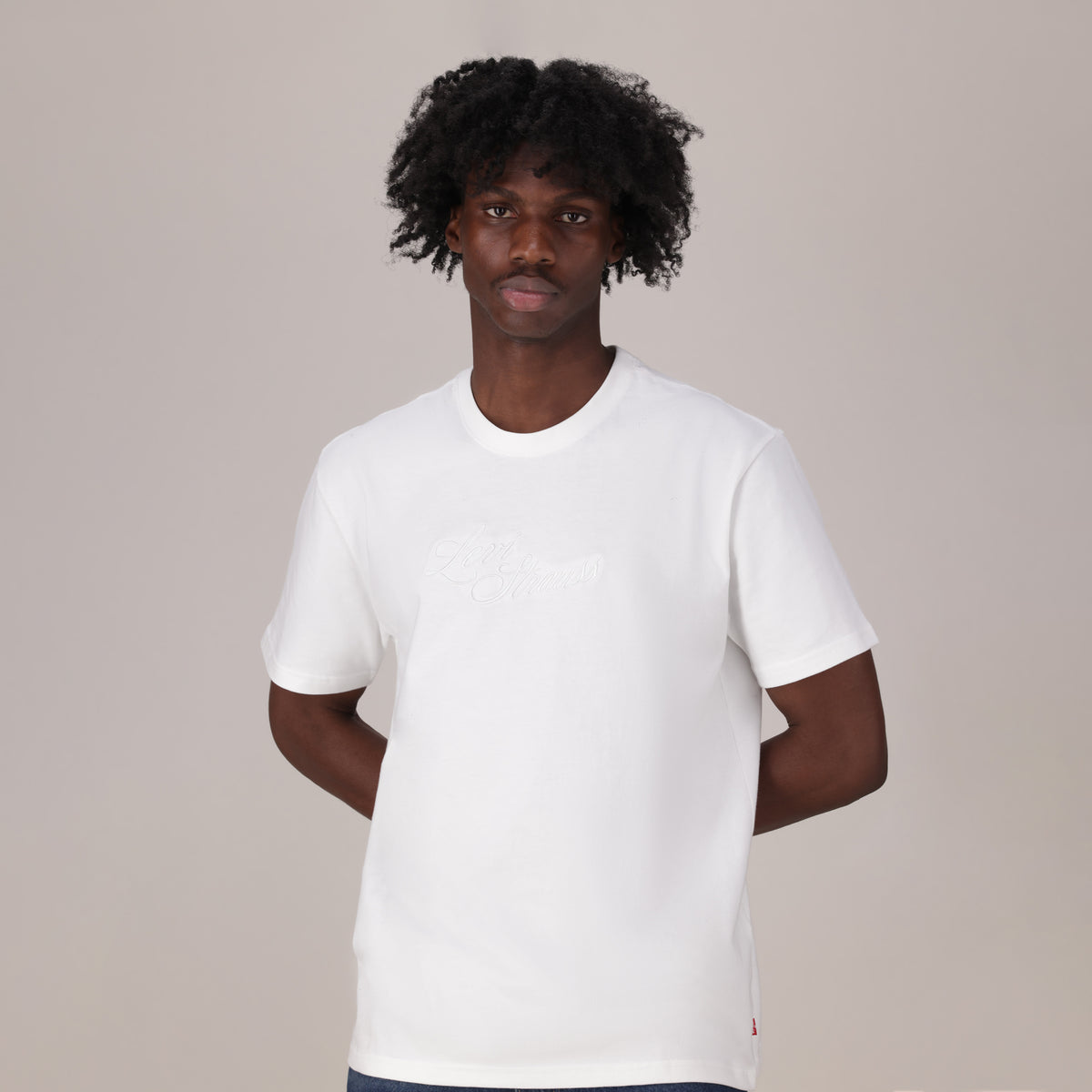 LEVI'S® MEN'S RELAXED FIT SHORT-SLEEVE GRAPHIC T-SHIRT - TAN