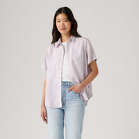 LEVI'S® WOMEN'S DARLENE SHORT-SLEEVE SHIRT - PURPLE