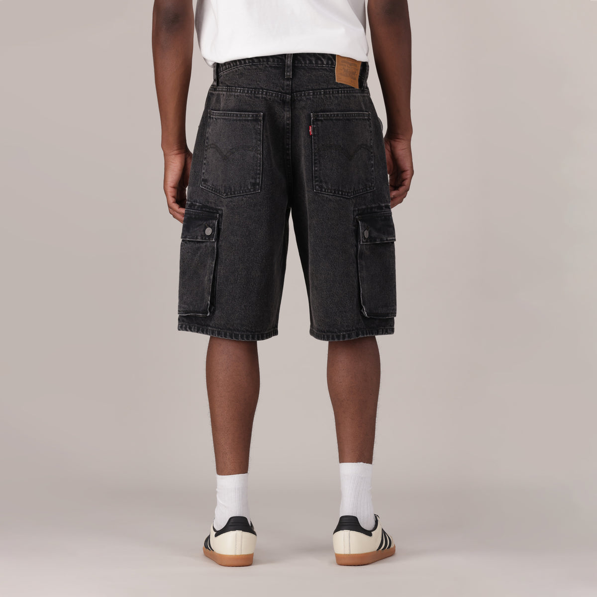 LEVI'S® MEN'S 478 BAGGY CARGO SHORTS - GREY