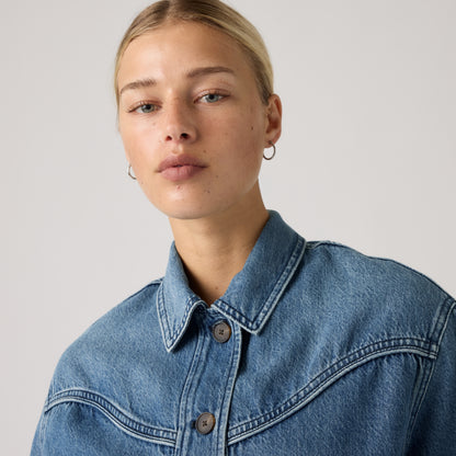 LEVI'S® WOMEN'S DANI WESTERN HARRINGTON JACKET - MULTI-COLOR