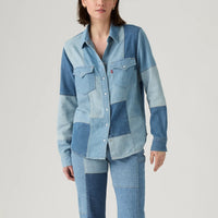LEVI'S® WOMEN'S PATCHWORK ICONIC WESTERN SHIRT - MULTI COLOUR